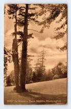 View in Kinnear Park Seattle Washington WA UNP Sepia DB Postcard Q8 - $4.42