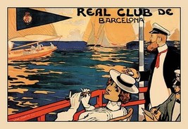 Real Club de Barcelona by H.M. Lawrence - Art Print - £17.39 GBP+