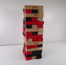Milton Bradley Jenga Truth or Dare Version Incomplete - 48 Blocks Black &amp; Red - £5.51 GBP