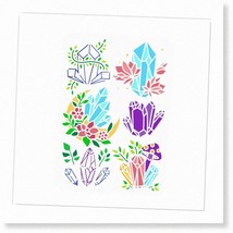 Gemstone Dreams DIY Art Kit - Crystal Diamond Plastic Templates with 6 S... - $17.81