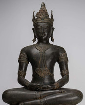 Buddha - Antico Chiang Saen Stile Reale Meditazione Statua di 86cm/86.4cm - £3,247.49 GBP