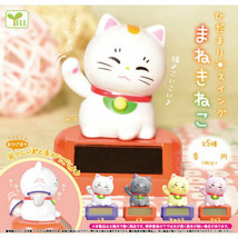 Mini Solar Waking Maneki Neko Lucky Cats Collection - £11.91 GBP