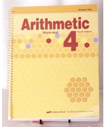 A Beka Book Home School Arithmetic 4 Work-Text Answer Key Fourth Edition - £7.64 GBP