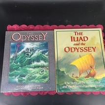 The Odyssey and Iliad and the Odyssey 2 Illustrated Children&#39;s Books Greek Histo - £7.56 GBP