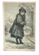 Antique Trade Card Dr Fenner&#39;s Improved Cough Honey Cartersville NY John... - £26.16 GBP