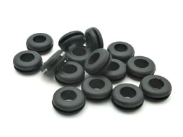 Rubber Wire Grommets for 3/8&quot; Panel Hole  1/4” ID  Fits 1/16” Materials Bushings - £8.27 GBP+