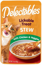 Hartz Delectables Chicken &amp; Veggie Stew Lickable Cat Treat - £3.06 GBP+