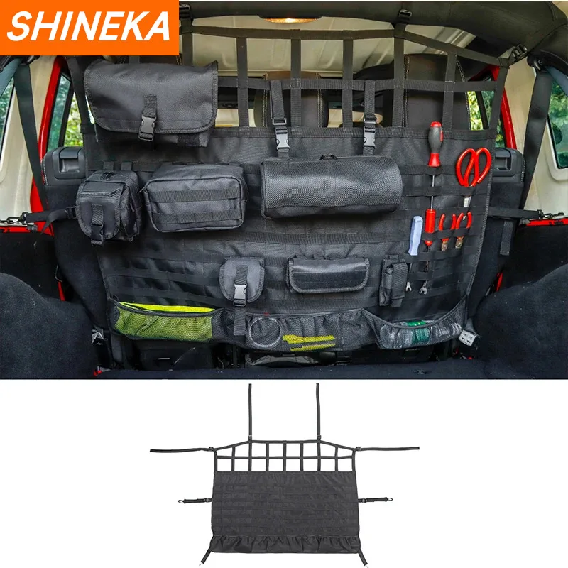 SHINEKA Stowing Tidying For Jeep Wrangler JK JL 2007-2018+ Car Trunk Pet - £55.81 GBP+