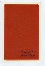 Stouffer&#39;s Riverfront Inn Hors d&#39;Oeuvers Menu 1969 St Louis Missouri  - $21.73