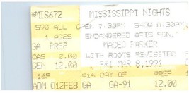 Vintage Maceo Parker Ticket Stub March 8 1991 St. Louis Missouri - £19.46 GBP