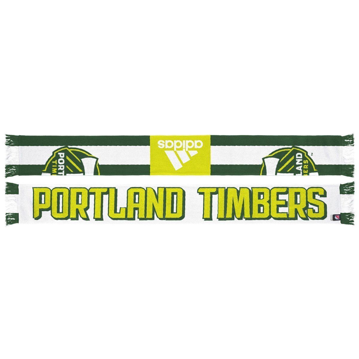 NWT New Portland Timbers adidas Official Draft Day Green & White Scarf - $19.31