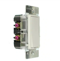 Leviton Decora DSL06-1TW Rocker Dimmer with Slide Bar White/Light Almond - £15.56 GBP