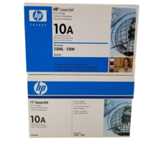 Lot of 2 HP LaserJet 10A Genuine Sealed Black HP Toner Q2610A for 2300L ... - $67.63
