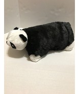 Panda Animal Pillow Plush - Large (Black &amp; White) - £13.91 GBP