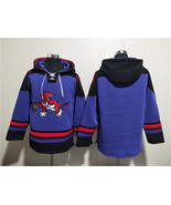 Men&#39;s Toronto Raptors Blank Purple Lace-Up Pullover Hoodie - $1,440.35 MXN