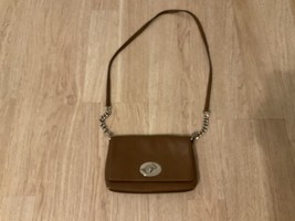 Coach Crossbody Shoulder Bag Pebble Leather 53083 Brown Women’s - £46.35 GBP