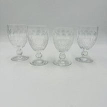 Waterford Crystal Colleen Short Stem Wine 3 Oz Set 4 Wine Glasses 5” Vintage - £143.22 GBP