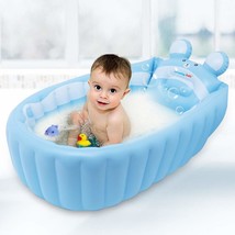 Inflatable Baby Bathtub, Newborn Baby Bathtub seat - £39.02 GBP