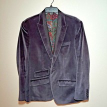 Robert Graham - Classic Fit Sport Coat Velvet Jacket - Black Size 40 - £275.22 GBP