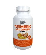 Turmeric with Ginger Pills 550mg 90 Capsules Wellness Garden Exp. 05/2027 - $256.99 MXN