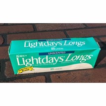 Kotex Lightdays Longs 18 Unscented Pantiliners Vintage 1988 USA Kimberly... - £11.84 GBP