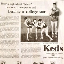 1930 US Rubber Co Keds Basketball Shoes Advertisement Boy&#39;s Life Footwea... - £15.43 GBP