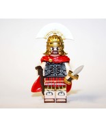 Roman Centurion White Plume Officer Soldier Blocks Minifigures - $4.07