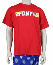 FDNY Short Sleeve Keep Back 200 Feet T-Shirt Red - £12.78 GBP