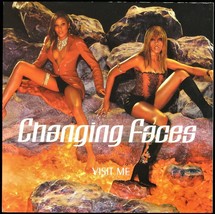 CHANGING FACES &quot;VISIT ME&quot; 2000 PROMO POSTER/FLAT 2-SIDED 12X12 ~RARE~ HT... - £17.71 GBP