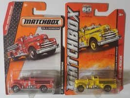 Matchbox Seagrave Fire Engine Lot of 2 - £9.03 GBP