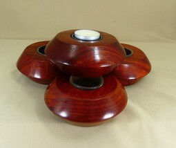 Padauk Wood Tea light Holder - $43.02 CAD