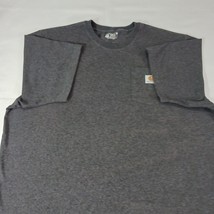 Carhartt K87 CRH Men's Gray Cotton Blend Workwear Short Sleeve T-Shirt Size 2XL image 9