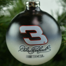 Dale Earnhardt Sr. #3 NASCAR Collectors Series Glass Holiday Ornament - £7.33 GBP