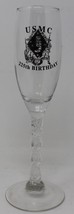 USMC Marine Corps 225th Birthday Guadal Canal Of The First Fluted Wine Glass - £8.13 GBP