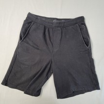 Eddie Bauer Lounge Shorts Black  Drawstring Sweats Mens Med - $11.95