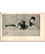  Bathing Beauty &quot;A Sun Bath&quot; Laying in Sand Eagle Back UNP UDB Postcard T19 - $307.81 MXN