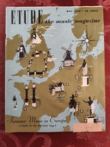 Rare ETUDE Music Magazine May 1950 Europe Festivals Theodore Thomas - £16.96 GBP