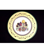 Debbie Mumm Melamine salad plate birdhouse beehive sunflowers 8.5&quot; - $7.45 CAD