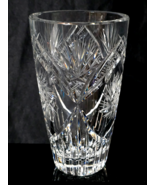 Vintage IMPERIAL CRYSTAL 24% Lead Crystal 6&quot; WORCESTER Flower Vase - Cze... - $26.98
