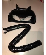 NEW Cat Mask &amp; Pin On Tail Black Halloween Cosplay Costume Role Play - $282.06 MXN