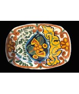 Vintage Colorful Ceramic Talavera Decorative Small Platter Ashtray Handp... - $20.00
