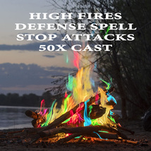 100x COVEN CAST HIGH FIRES EXTREME CURSE DEFENSE PROTECTION BLESSINGS MAGICK Wi image 2