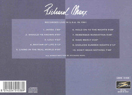 Richard Marx - USA 1991  ( Live Storm  ) - £18.16 GBP