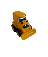 ERTL John Deere Barney Backhoe Yellow Plastic Vehicle 3&quot; Toy  - £7.82 GBP