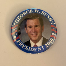 George W. Bush President 2000 Button Pin - £11.90 GBP