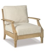 Clare - Beige - Lounge Chair W/Cushion - £336.10 GBP