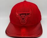 Chicago Bulls NBA Red Mitchell &amp; Ness Hat Snapback Cap Men - $37.99
