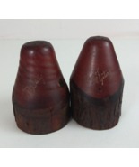 Vintage Trees Of Mystery Hand Carved Redwood Hwy Wooden Salt &amp; Pepper Sh... - $264.59 MXN