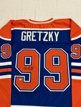 Wayne Gretzky Signed Edmonton Oilers Hockey Jersey COA - £400.11 GBP