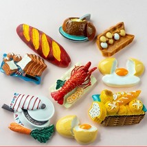 3D Food Drink Fridge Magnet Lot Handcrafted - Mini Style - $9.80